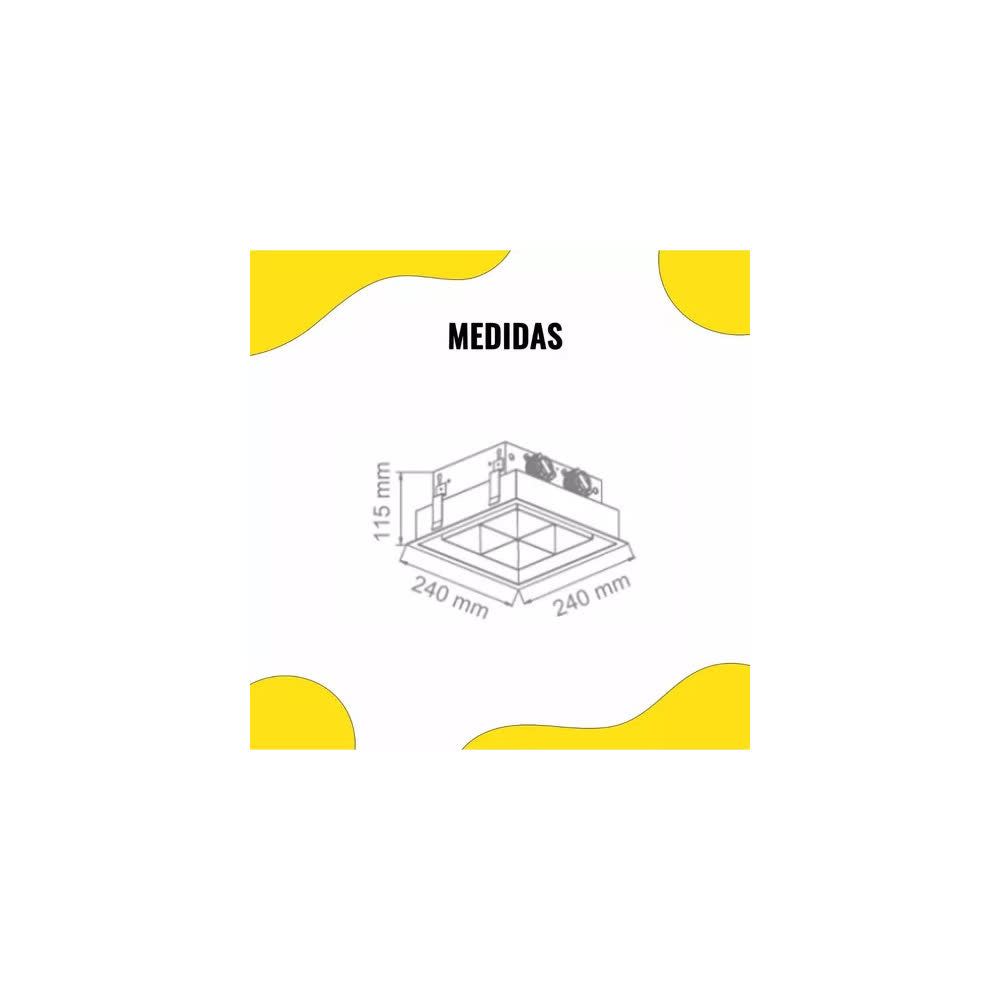 Empotrado Ocier 2x26W 120-277V 4100K Satín G24q-3 – Tecnolite